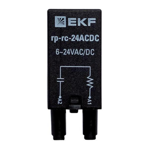 Модуль защитный RC 6-24В AC/DC для промежуточных реле RP AVERES EKF rp-rc-24ACDC