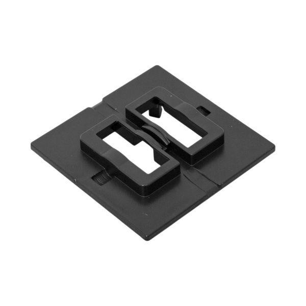 картинка Пластина переходная для 1-кл./2-кл. выключателя IP44 Эпика черн. EKF UP1-SWB-44