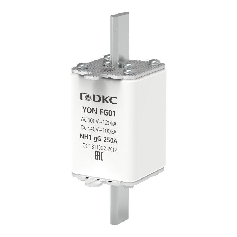 Предохранитель YON ножевого типа FG1 с одинарной индикацией 250А DKC 1FG01-0250