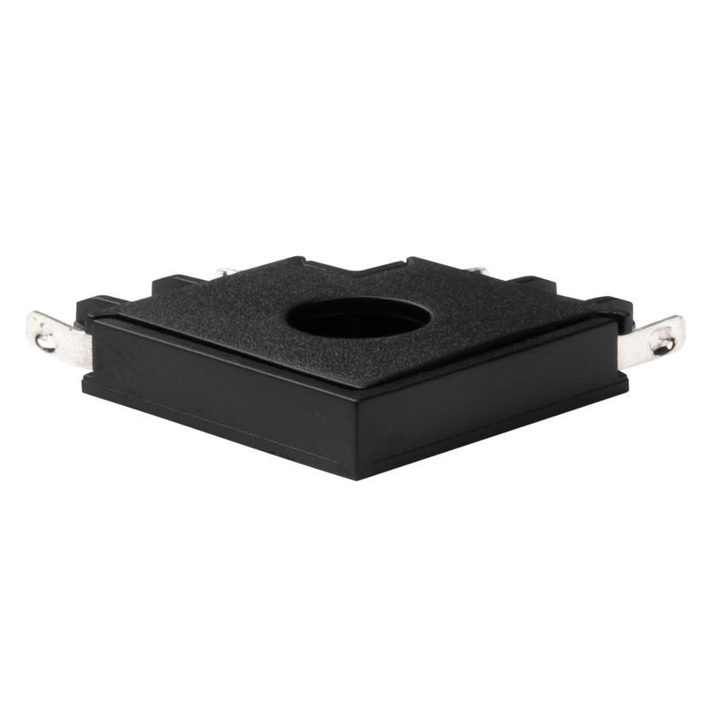 Коннектор MTR16 CL-BL L-обр. накладной шинопровод низковольтный Pro черн. JazzWay 5057296