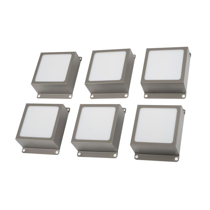 Светильник светодиодный PPL 089/G OPAL 42Вт 6500К IP40 6х(89х89х40мм) GREY ДВО/ДПО домино в потолок Грильято (комплект 6шт) Pro JazzWay 5060173